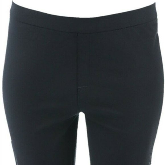 NWT ISAAC MIZRAHI STRETCH LACE TRIM PANTS 6T BLACK - Picture 2 of 11